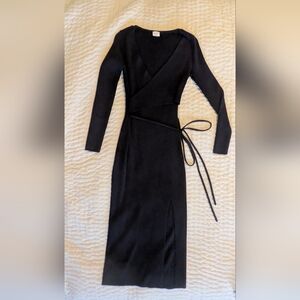 Abercrombie & Fitch Black Long Sleeve Dress